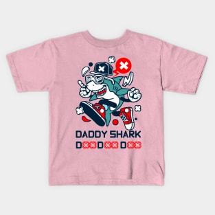 Daddy Shark Kids T-Shirt